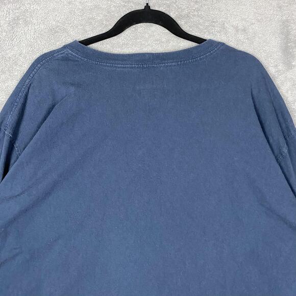 Carhartt Shirt Mens 2XL Navy Long Sleeve Original Fit Logo Sleeve K231 Cotton - Picture 7 of 16